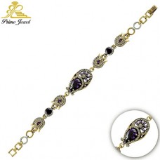 Gümüş Otantik Taşlı Biezik /Bileklik